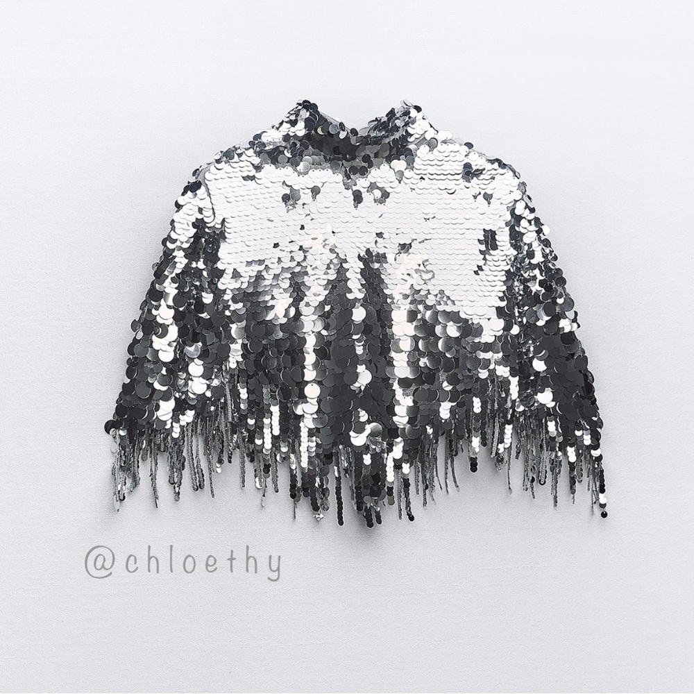 Zara SEQUIN CAPE